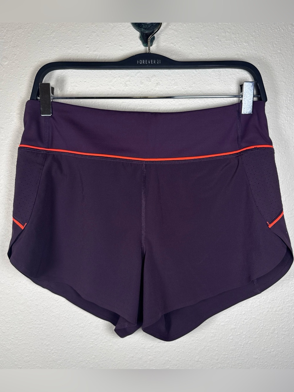 Athleta Women's Dark Purple Run With It Shorts S Activewear Running Gym